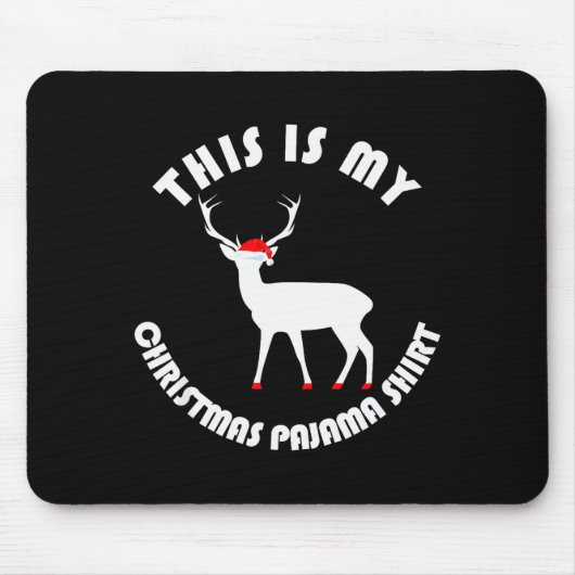 My Christmas Pajamas Cool Funny Pjs For Women Men  Mousepad (Vorne)
