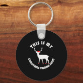 My Christmas Pajamas Cool Funny Pjs For Women Men  Schlüsselanhänger (Vorderseite)