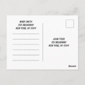 My Christmas  Postkarte (Rückseite)