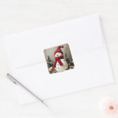 My Christmas  Quadratischer Aufkleber (Umschlag)