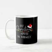 My Christmas Srit Is Whiskey Liquor Drinker Christ Kaffeetasse (Links)