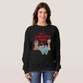 My Christmas Tribe Holiday Animals Sweatshirt (Vorne ganz)