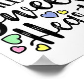 My Cl Is Full Of Sweet Heart Valentines Day Cu Poster (Ecke)