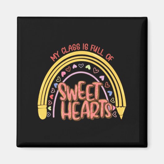 My Cl Is Full Of Sweet Heart Valentines Day Tea Magnet (Vorne)