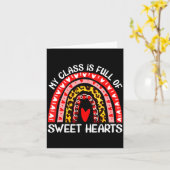 My Cl Is Full Of Sweet Hearts Teacher Valentine _1 Karte (Gelbe Blume)