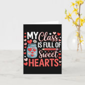 My Cl Is Full Of Sweet Hearts Teacher Valentines D Karte (Gelbe Blume)