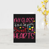 My Cl Is Full Of Sweet Hearts Valentine Teacher Bo Karte (Gelbe Blume)