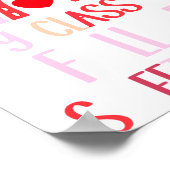 My Cl Is Full Of Sweethearts Teacher Valentines Poster (Ecke)