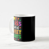 My Cl Is Full Of Sweethearts - Teachers Valentines Kaffeetasse (Vorderseite Links)