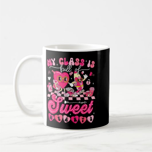 My Cl Is Full Of Sweethearts Valentine Teacher Men Kaffeetasse (Links)