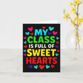 My Cl Is Full - Teachers Valentines School Love Karte (Gelbe Blume)