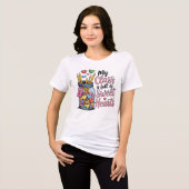 My Class is Full of Sweet Hearts Tri-Blend Shirt (Vorderseite voll)