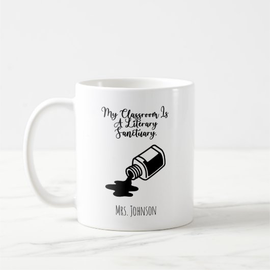 My Classroom Is A Literary Sanctuary Educator Kaffeetasse (Links)