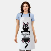 "My Clock Alarm" Kitchen apron  Schürze (Getragen)