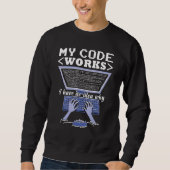 My Code Works Software Developer Programm Sweatshirt (Vorderseite)