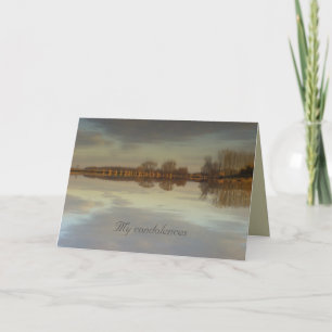 My condolences - Greeting card Karte