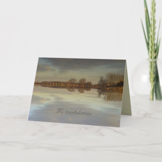 My condolences - Greeting card Karte (Vorderseite)