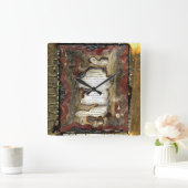 My Confession Quadratische Wanduhr (Zuhause)