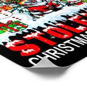 My Corgi Stolen My Christmas Pajama Shirt Santa Do Poster (Ecke)