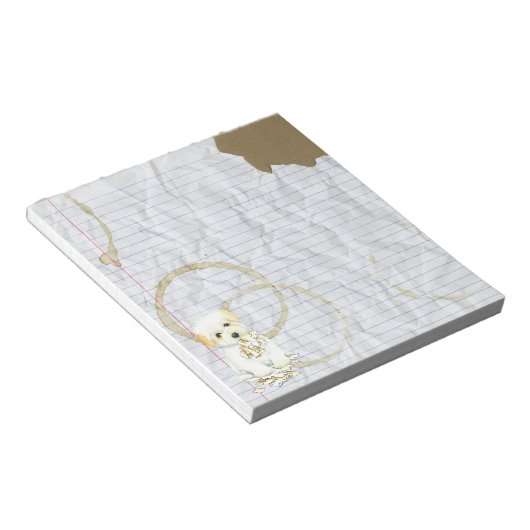 My Coton Ate My Lessingplan Notizblock (angewinkelt)