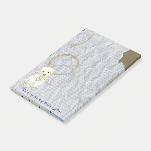 My Coton Ate My Lessingplan Post-it Klebezettel (angewinkelt)