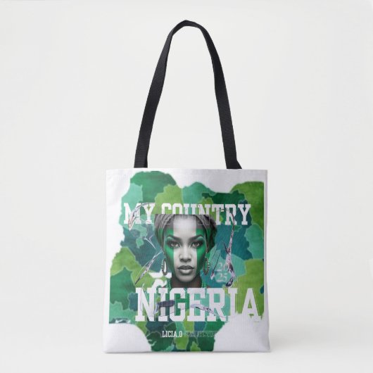 My Country, Nigeria – liac.o Collection Tasche (Vorderseite)