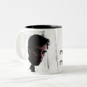 my Cousin my Hero Zweifarbige Tasse (Vorderseite Links)