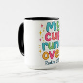 My Cup Runs Over Cute Combo Mug Tasse (Vorderseite Links)