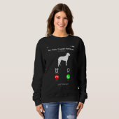 My Curly-Coated Retriever is Calling, and I Must g Sweatshirt (Vorne ganz)