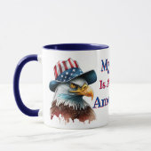 My Dad Is A Proud American  Tasse (Links)