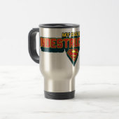 My Dad is Indestructible Reisebecher (Vorderseite Links)