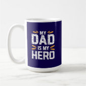 My dad is my hero kaffeetasse (Links)