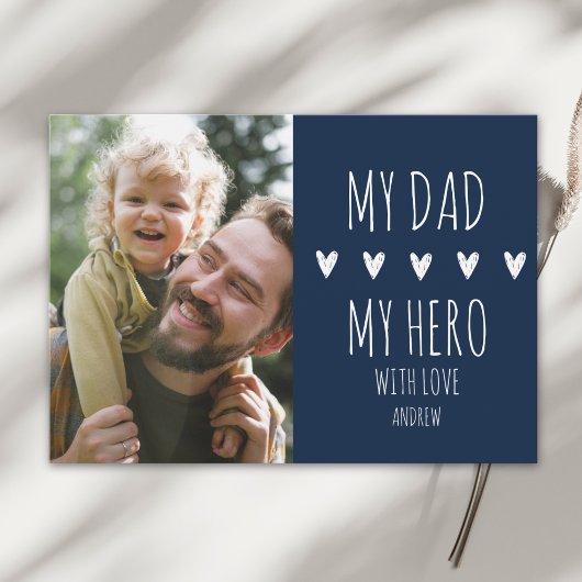 My Dad My Hero Scrip Photo Dad Ankündigung