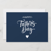 My Dad My Hero Scrip Photo Dad Ankündigung (Rückseite)