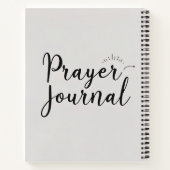 My Daily Prayer Journal - Personalisiertes Noteboo Notizblock (Rückseite)