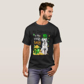 My Dalmatian Is My Lucky Charm Cute Dog Patricks D T-Shirt (Vorne ganz)