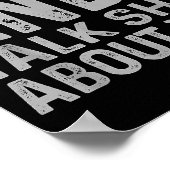 My Daughter And I Talk About You Funny Matching Da Poster (Ecke)