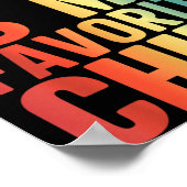 My Daughter In Law Is My Favorite Child Funny Fami Poster (Ecke)