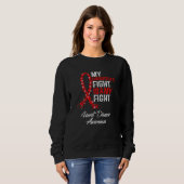 My Daughter's Fight is my Fight CHD Heart Disease Sweatshirt (Vorne ganz)