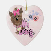 My Dawg Keramik Ornament (Rechts)