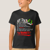 My Day I'm Booked Christmas Schedule Time  T-Shirt (Vorderseite)