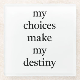 My Destiny Glass Untersetzer