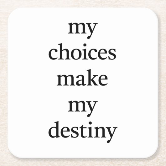 My Destiny Paper Untersetzer (Vorderseite)