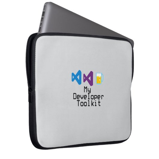 My Developer Toolkit-Notebookgehäuse Laptopschutzhülle (Vorne Rechts)