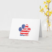 My Dog Abstimmungen USA Notecards Karte (Gelbe Blume)