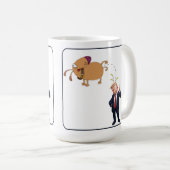  My Dog And The Pres  Kaffeetasse (VorderseiteRechts)