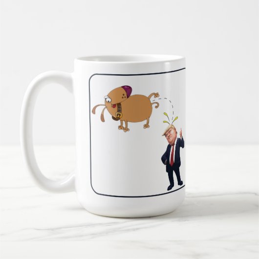 My Dog And The Pres Kaffeetasse (Links)