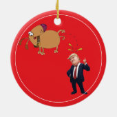My Dog And The Pres Keramik Ornament (Hinten)