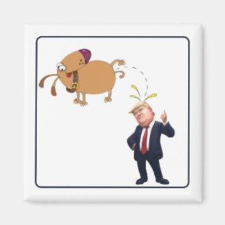 My Dog And The Pres Magnet