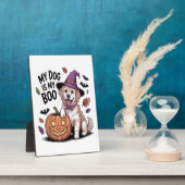 My Dog is My Boo Halloween Fotoplatte (Seite)